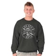 thumbnail image 5 of Death Taxes Defend Freedom Skull Sweatshirt for Men or Women Brisco Brands S, 5 of 6