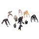 thumbnail image 4 of Mini adorno de gibón, 10 piezas de modelos de primates, mini adorno de mono, modelo animal de plástico, respuesta rápida, 4 of 8