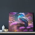 thumbnail image 3 of Logiee Beautiful Flower Blue Bird Print Canvas Wall Art ,Art Poster,Canvas Decorative Picture,Decor Wall Pictures for Living Room Bedroom Bathroom,Ready to Hang, 3 of 6