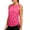 Z06 Hot Pink, variant on Sleeveless Workout Tops for Women Ruched Side Drawstring Yoga Tank Top Soft Comfortable Quick-Dry Training Running Athletic Summer Clothes Red,XXL