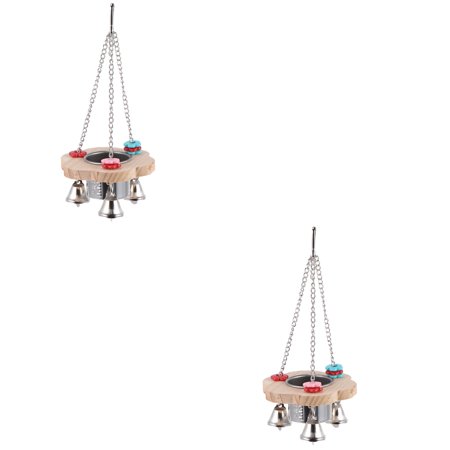 2 Count Bird Swing Chicken Coop Accessories Stress Relief Toy