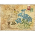 thumbnail image 3 of Grey, Jace 14x12 Black Modern Framed Museum Art Print Titled - Paris Postcard 7, 3 of 5