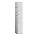 thumbnail image 2 of Plastic Locker - Four Tier - 1 Wide - 73 Inches High - 18 Inches Deep - Blue - Assembled, 2 of 3