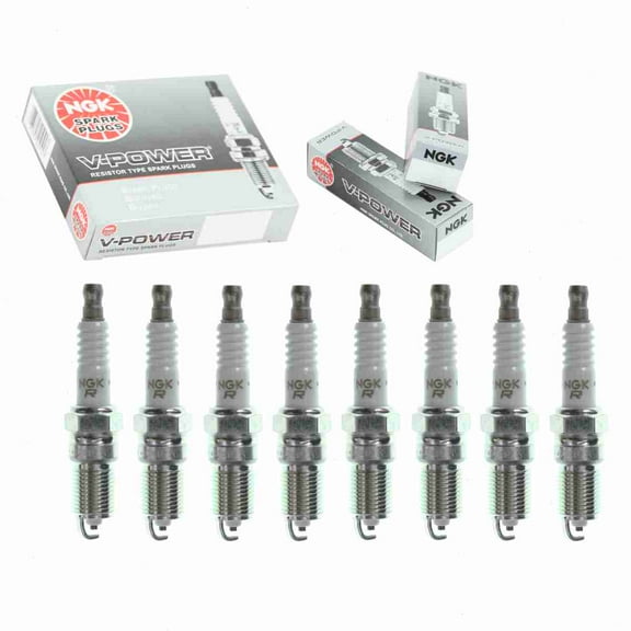8 pc NGK V-Power Spark Plugs compatible with Ford Thunderbird 4.6L V8 1994-1997