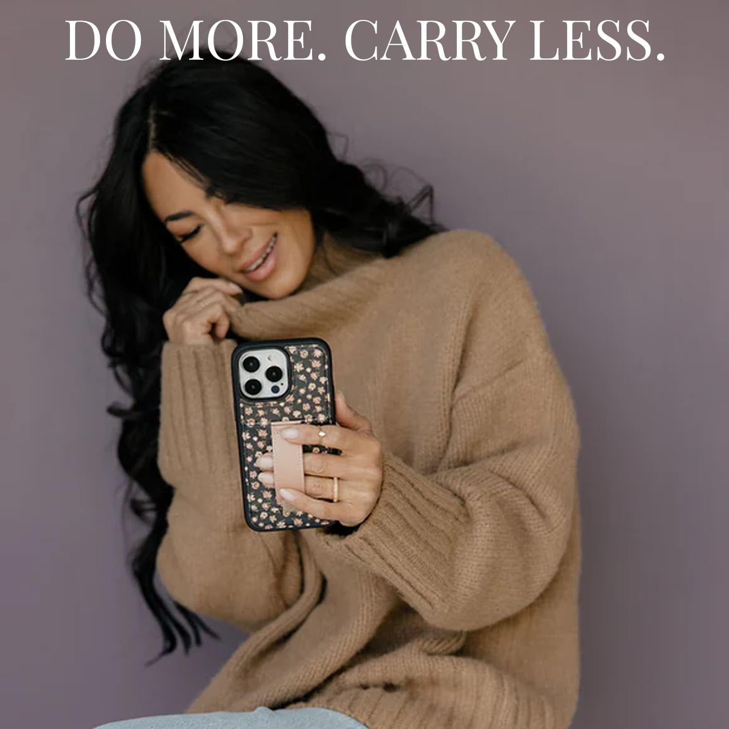 WALLI CASES for iPhone 12 Pro Max Case Aesthetic Wallet Phone Case Card Holder, Securely Holds up to 2 Cards - Cute, Trendy Phone Cover for Women, fits iPhone 12 Pro Max, w/ Kickstand & Finger Strap