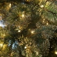 thumbnail image 2 of 7.5 ft. Pre Lit Clear Incandescent Hard Needle Gold Glitter Cashmere Pine, 2 of 7