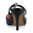thumbnail image 3 of Journee Womens Lunna Mules Mid Stiletto Pointed Toe Evening Pumps, Widths Available, 3 of 10