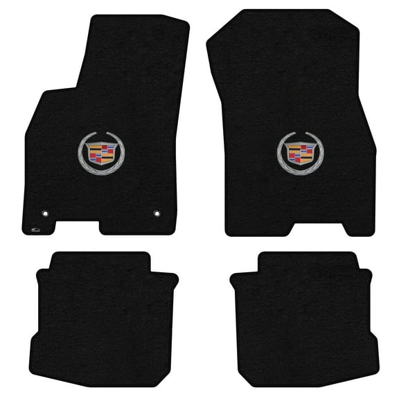 Lloyd Mats Custom Fit Floor Mats for Cadillac DTS 2006-2007 LogoMat 4Pc Set Black