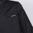 thumbnail image 3 of kurtrusly Stylish Chef Jacket Breathable Kitchen Uniforms Work Apparel Chef Coat Black, 3 of 9