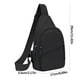 thumbnail image 3 of Bolsa de viaje para exteriores - Bandolera para hombre, impermeable, organizador multibolsillos, 31 x 16 x 5 cm, ideal para aventuras y actividades con manos libres., 3 of 3