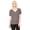 Charcoal Heather, variant on Bella + Canvas Ladies' Slouchy V-Neck T-Shirt - 8815