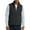 Black, variant on Men’s Diamond Quilted Puffer Vest Full Zip Up With Zippered Pockets Stand Collar Lightweight Causal Sleeveless Jacket Warmth Fall Winter Menswear Tops