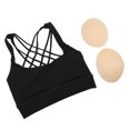 thumbnail image 3 of Sujetador deportivo con espalda cruzada, elástico, transpirable, antideslizante, cómodo, para correr, Yoga, Fitness, baile, 3 of 10