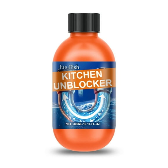 TopLLC Clean Products for Cleaning, Cleaning Supplies Pipe Unclogger Kitchen Unclogger Powerful Pipe Unclogger Sink Sewer Cleaner Kitchen Toilet Pipe Cleaning Tool 300ml drain unclogger