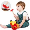 thumbnail image 5 of MIANGASTORE Children Wooden-handled Hammer Tool Toy Simulation Maintenance Small Educational Toy, 5 of 5