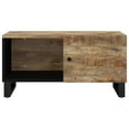 thumbnail image 2 of vidaXL Coffee Table 80x50x40 cm Solid Wood Mango&Engineered Wood, 2 of 5
