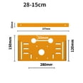 thumbnail image 1 of Plaque Inférieure Réglable Guide de Machine à Découper Plaque de Scie Base Banc de Menuiserie, 1 of 6