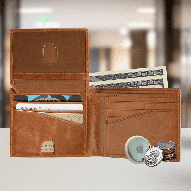 Lorenz® RFID Blocking Genuine Crunch Leather Texture Wallet For Men Tan Bi Fold Wallet Mens Wallet Purse Gl 44 Lorenz® RFID Blocking Genuine Crunch Leather Texture Wallet For Men Tan Bi Fold Wallet Mens Wallet Purse Gl 44