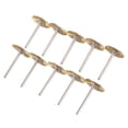 thumbnail image 4 of 20 Pcs Brosses à Fil Brosse à Disque Brosse Ronde Diamètre 25Mm pour - 10 Pcs Acier Inoxydable & 10 Pcs Laiton, 4 of 10