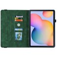 thumbnail image 4 of Allytech Galaxy S6 Lite 10.4" Case SM-P610 T615, PU Leather Multi Angle Kickstand Flip Cover Shockproof Drop Protection Pencil Holder Cover for Samsung Galaxy Tab S6 Lite 10.4-inch 2020, Green, 4 of 6