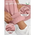thumbnail image 6 of Sweatpants for Women Solid Color Elastic Waist Sports And Leisure Belt Pocket Threaded Ankle Pants Sawvnm Pink L, 6 of 9