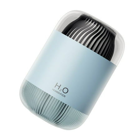 

Tmosphere Large Capacity Air Humidifier with Night Light Portable Car-interior Diffuser Rechargeable Mist Maker Sprayer Living Room Blue