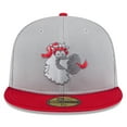 thumbnail image 2 of Men's New Era  Gray/Red Philadelphia Phillies 2025 Batting Practice 59FIFTY Fitted Hat, 2 of 6