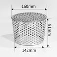 thumbnail image 2 of Sortie de Vidange de Toit en PVC Inoxydable 304 avec Maille Anti-Souris, Insertion Droite Raccord de Drainage pour Toit & Extérieur, Tuyau Durable Résistant à la Rouille pour Usage Résidentiel Commercial, 2 of 5