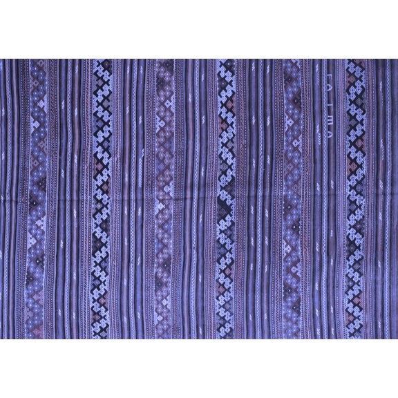 Ahgly Company Indoor Rectangle Oriental Blue Traditional Area Rugs, 3' x 5'