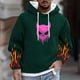 thumbnail image 1 of Sudadera con capucha para hombre, informal, a la moda, con estampado, con cordón, de manga larga, de poliéster, 1 of 5