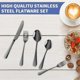 thumbnail image 4 of 5pcs Stainless Steel Flatware Set,kitchen Utensil Set Service,tableware Cutlery Set For Home And Restaurant, 4 of 5