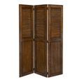 thumbnail image 1 of Sunset Trading Paravent en Bois Bahama Tropical Noyer, 1 of 6