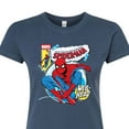 thumbnail image 3 of Marvel Your Friendly Neighborhood Spider-Man - Comic Book Cover - Juniors Fitted Graphic T-Shirt, 3 of 5
