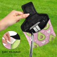 thumbnail image 4 of Haosy Avocado and Heart Golf Mallet Putter Cover Strong Magnetic Leather Golf Club Headcover Closure, 4 of 7