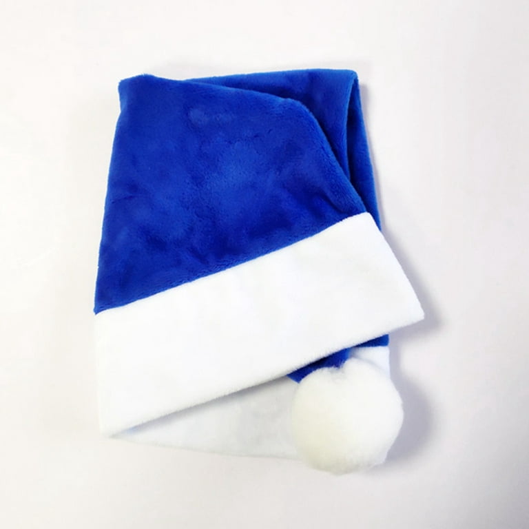 Deep Blue with Santa Claus'Cap Paper Straws — STRAWTOPIA