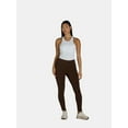 thumbnail image 4 of Time and Tru Women's High-Rise Ankle Knit Leggings, 27" Inseam, Sizes XS-XXXL, 4 of 6