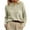 Beige, variant on Women Ribbed Long Sleeve Oversized Knit Sweater Crewneck Slouchy Knitted Pullover Sweater Fall Winter Jumper Top