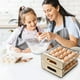 thumbnail image 1 of Contenedor para guardar huevos en el refrigerador | Organizador de huevos automático con ruedas | Bandeja para 24 huevos con tapa, 1 of 5