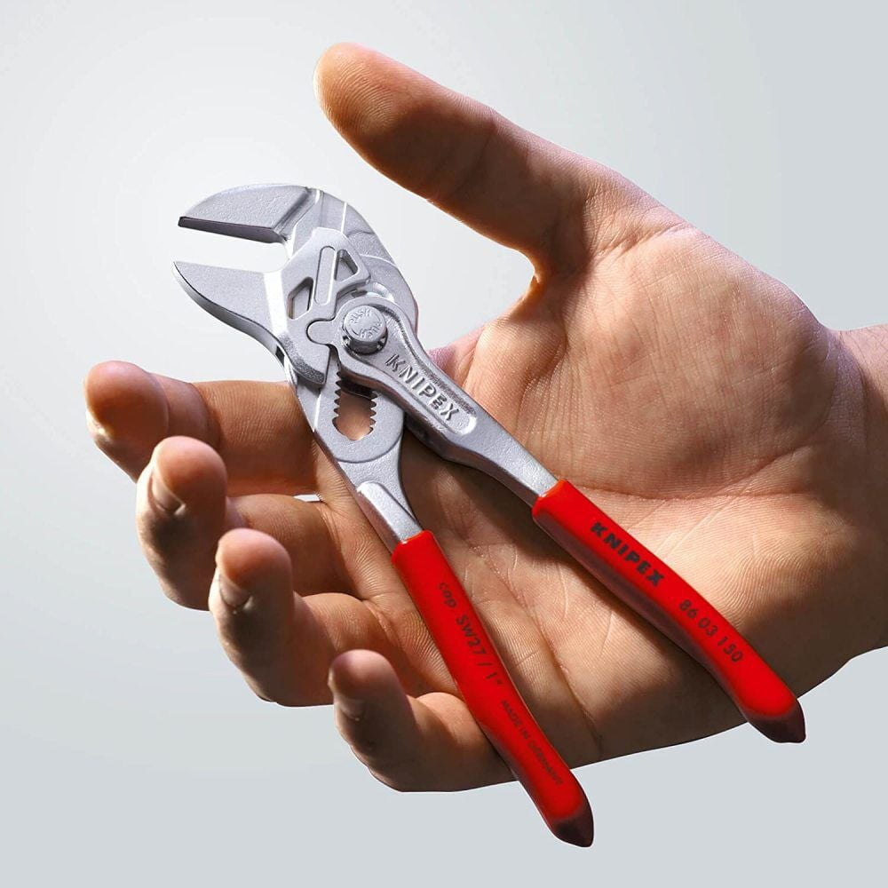 Knipex Pliers Wrench Chrome Plated Head 150Mm