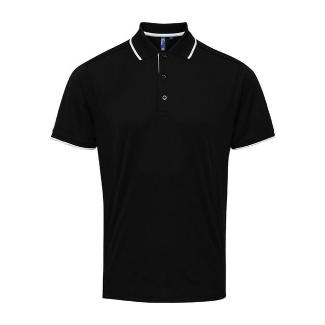 Premier Hommes Coolchecker Contraste Piqué Polo
