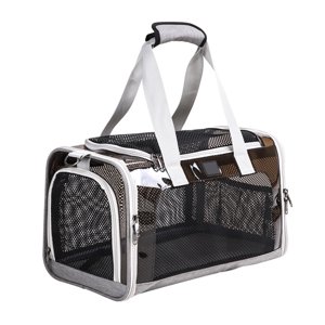 Pet Sac de voiture Pet Carrier Portable Pet Travel Sac à main pour chat petit chien moyen ventilé