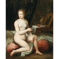 thumbnail image 3 of French School 15x18 Black Modern Framed Museum Art Print Titled - A Lady at Her Toilet (circa 1600), 3 of 5
