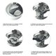 thumbnail image 3 of Inteprter Cepillo de limpieza Diseño desmontable Artesanía Operación simple Herramienta de limpieza práctica Suministros de café profesional Removedor Suministros de limpieza para el hogar 58 mm Inteprter HA065554-02, 3 of 6