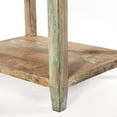 thumbnail image 2 of World Interiors Cordoba Reclaimed Teak Wood Night Stand in Teal Blue/Natural, 2 of 6