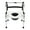 Blue, Black, White, variant on Foldable Shower Chair with Arms,Folding Shower Chair 5-Level Adjustable for Private Washing,for Elderly,Disabled,Pregnant,Heavy Duty Elderly Shower Chair