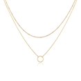 thumbnail image 1 of Colgante de collar de corazón en capas TANGJMXG Gargantilla de oro chapado en 18k para mujeres, 1 of 5
