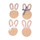 thumbnail image 4 of 4 posavasos de cuerda de cáñamo con diseño de conejo de Pascua, base vintage, aislante, para decoración del hogar, bar, fiesta, regalo de inauguración, 4 of 10