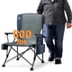 thumbnail image 1 of TIMBER RIDGE Silla de camping plegable de gran tamaño, respaldo alto, resistente para adultos, soporta hasta 500 libras con portavasos, bolsa térmica con bolsillo lateral, 1 of 5