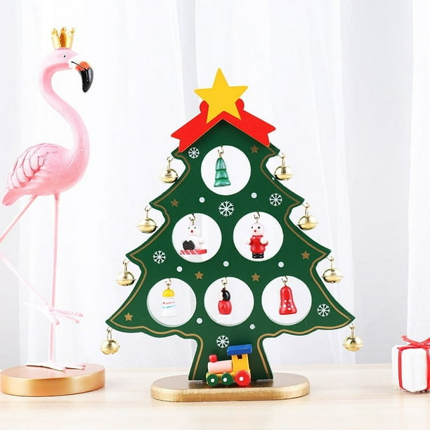WHAT WE WANT _ 木製Xmas tree Christmas Tree, Wooden Christmas Tree Tabletop Decoration