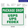 thumbnail image 3 of Package Drop Sign, Ups FedEx USPS Drop Sign,, 3 of 8